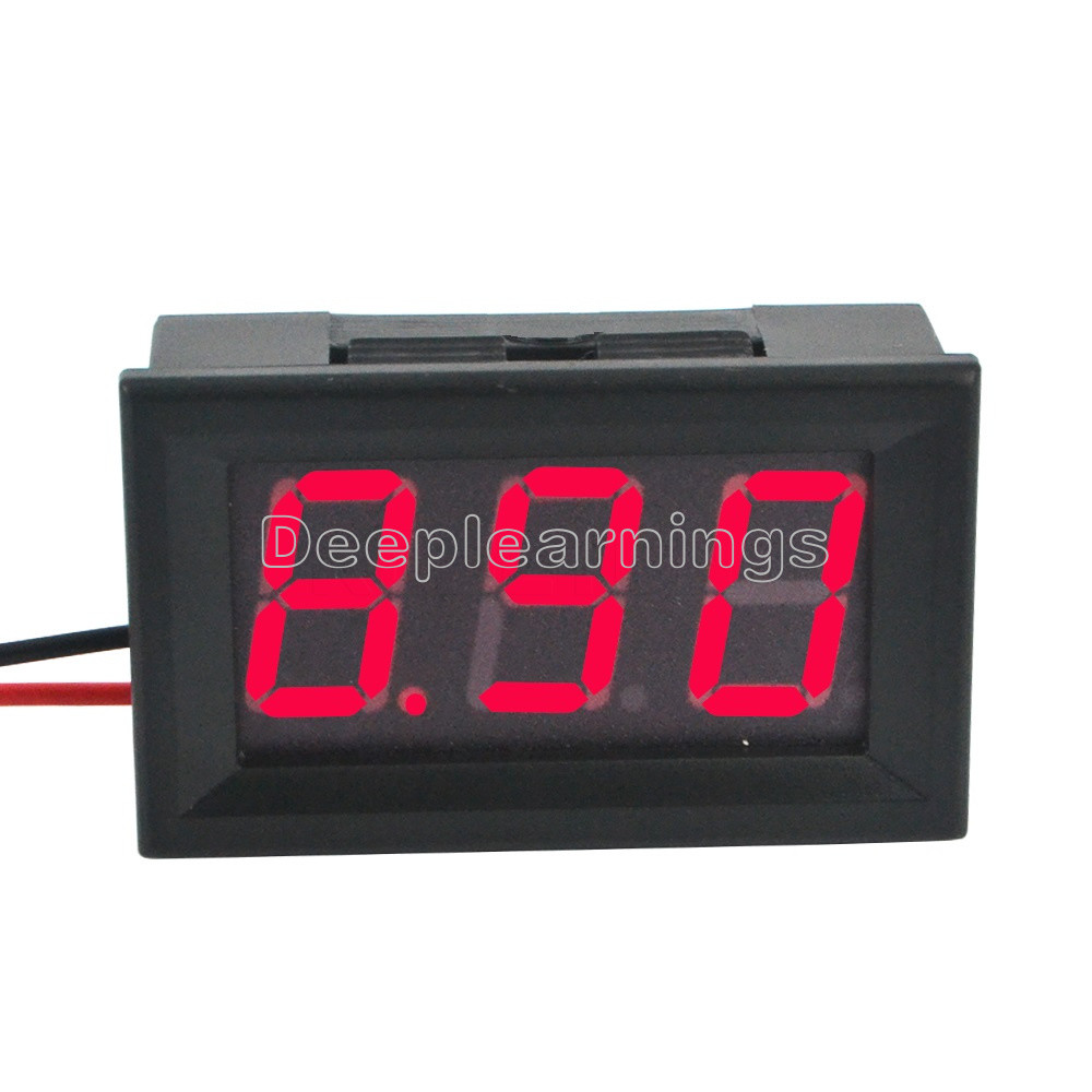 0.56" Red DC4.5-30V Voltmeter LED Panel Three Digital Display Volt Voltage Meter