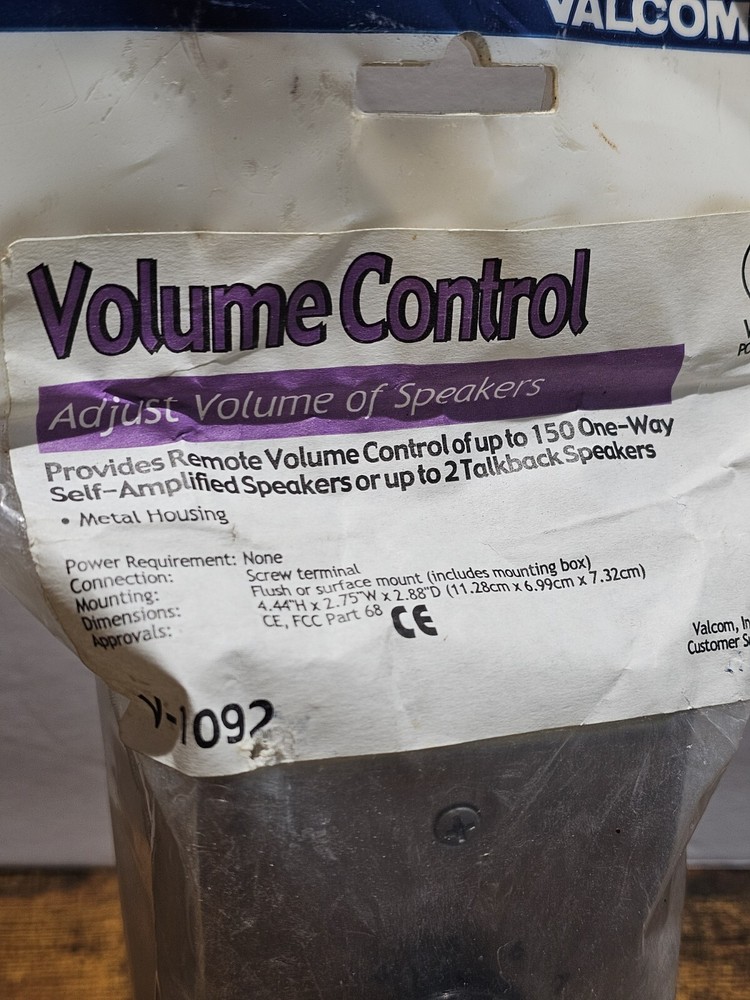 NEW VALCOM V-1092 VOLUME CONTROL BOX