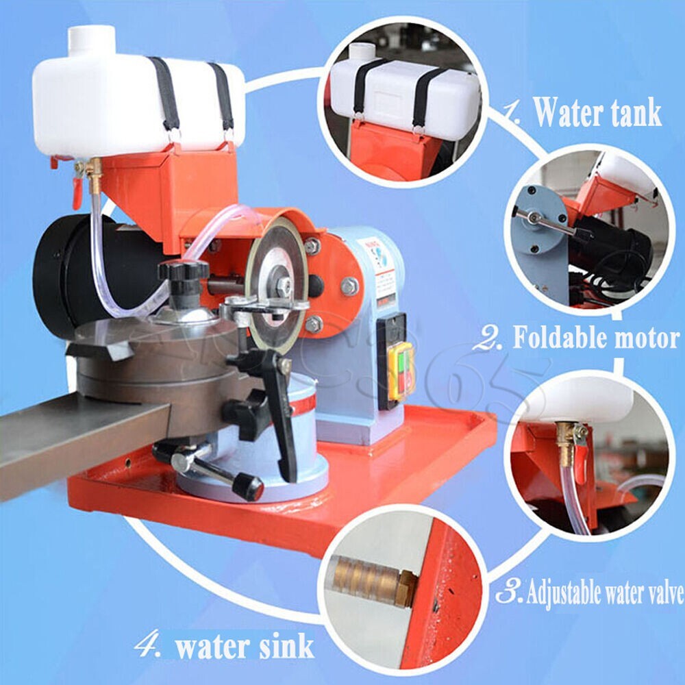 220V Round Circular Saw Blade Grinder Machine Rotary Angle Mill Sharpener