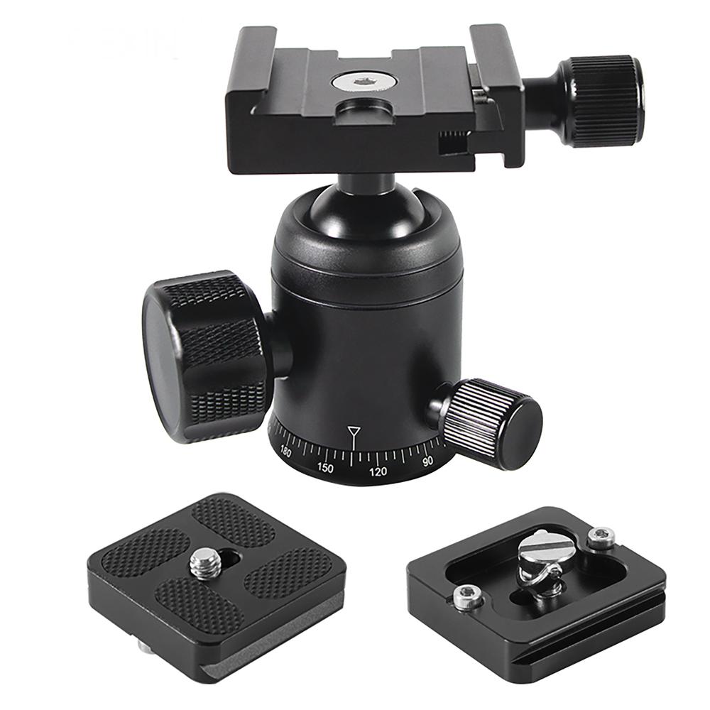 360° Panoramic spherical Gimbal Tripod Head With Quick Release Plate for DSLR