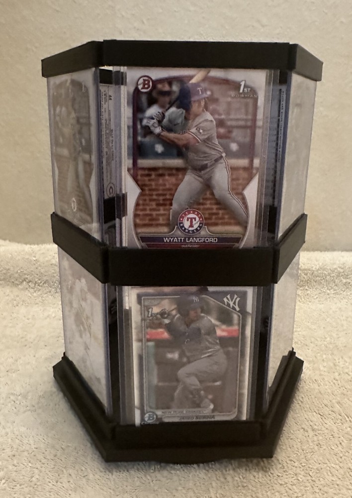 Toploader Six-sided spinning stand/display/holder