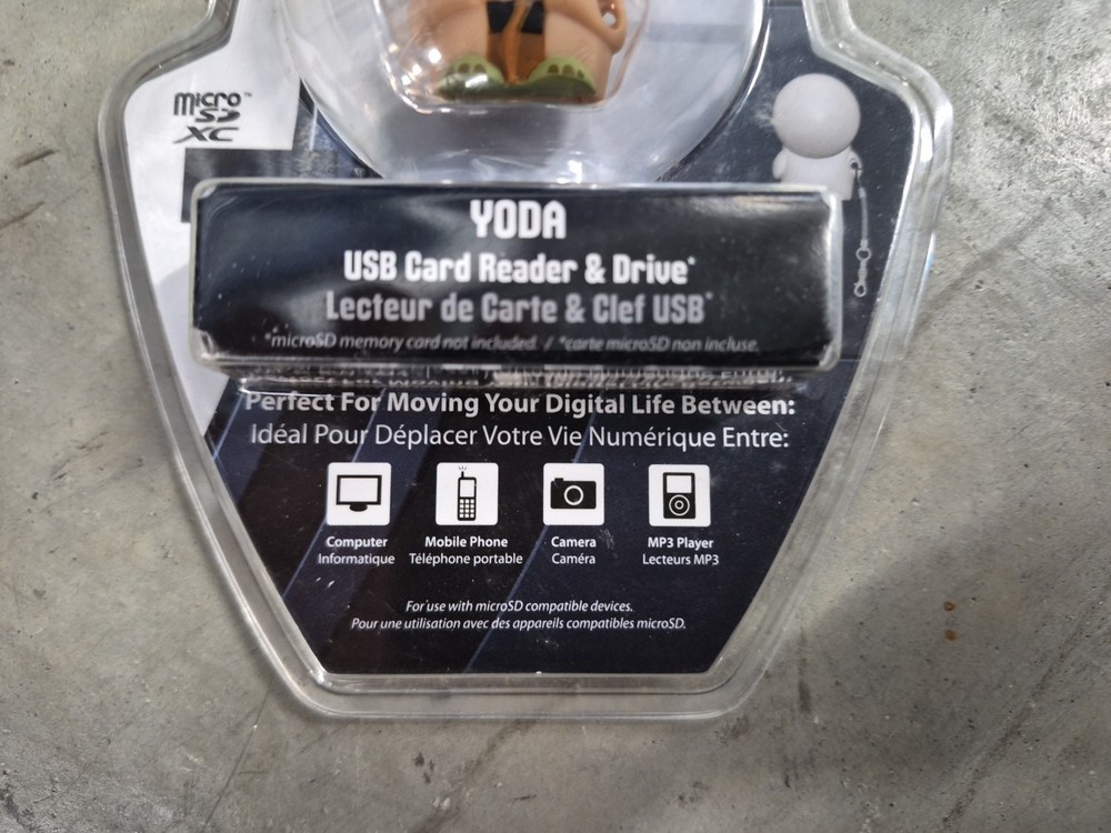 Mimoco Mimomicro Star Wars Yoda MicroSD USB Card Reader & Drive* Keychain