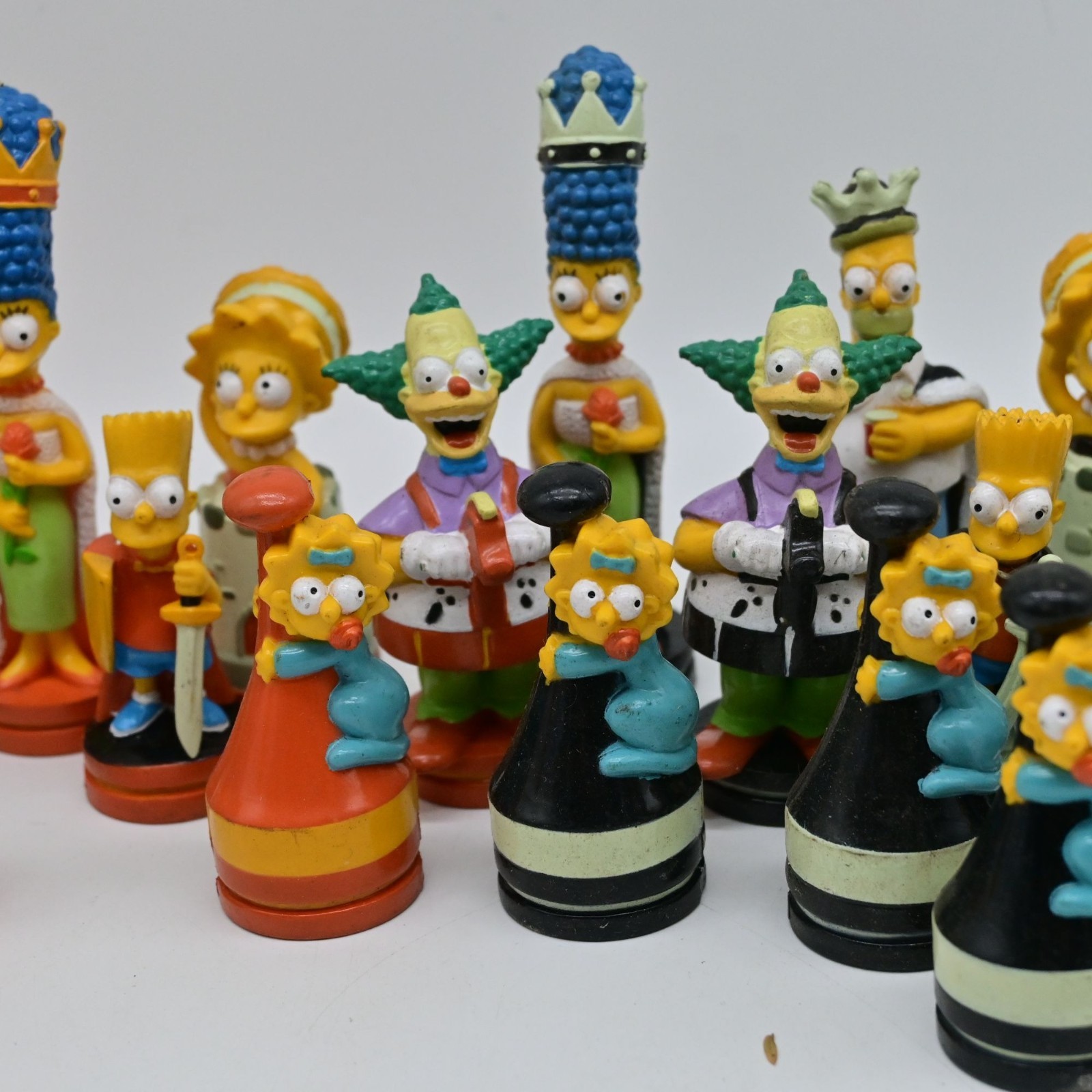 The Simpsons Themed Chess Set - Complete No Board