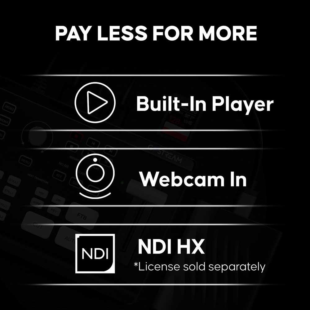 OSEE GoStream Deck HDMI Pro Live Streaming Multi Camera Video Mixer Switcher - N