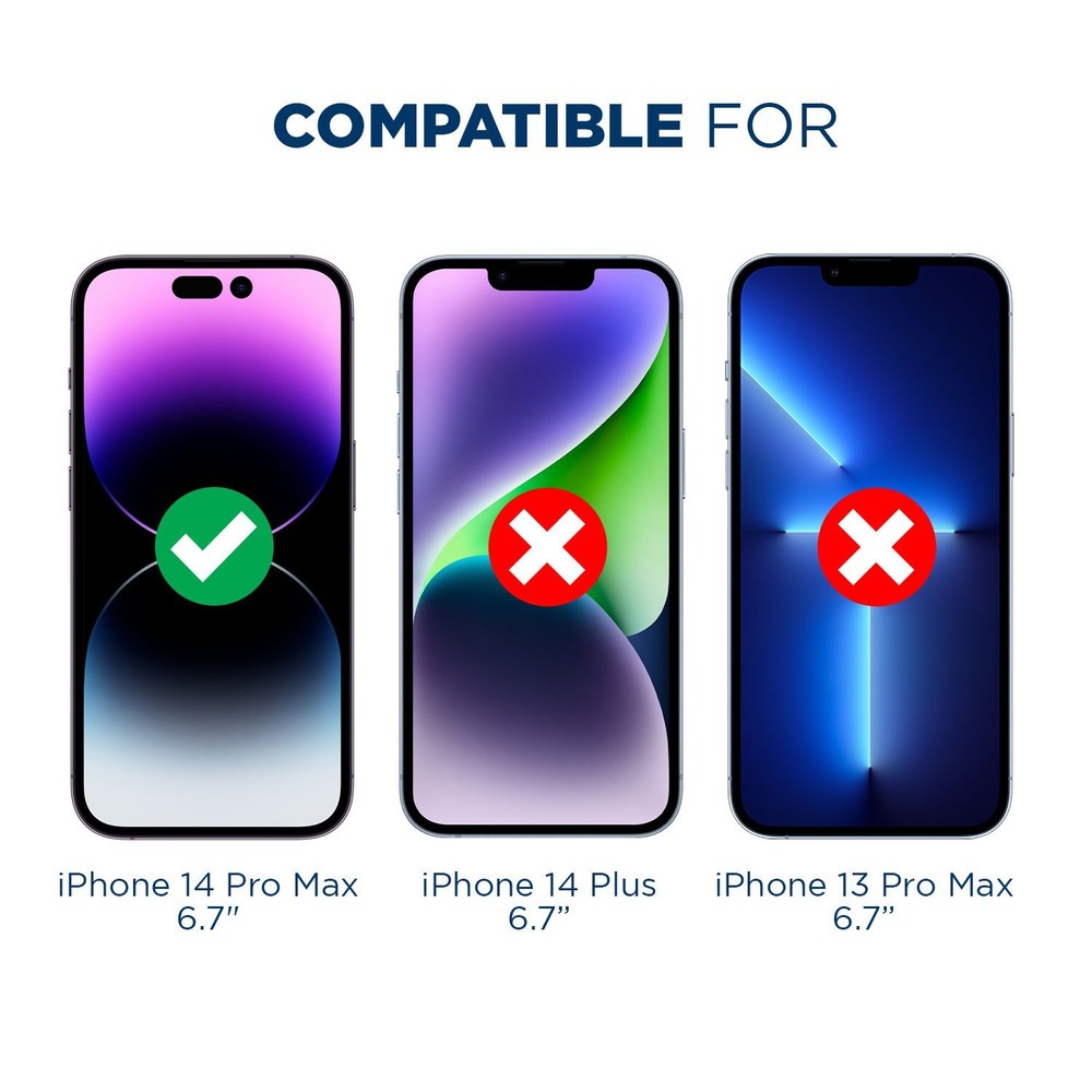 Tech Armor Hd Film Screen Protector for iPhone 14 Pro Max - 4 Pack