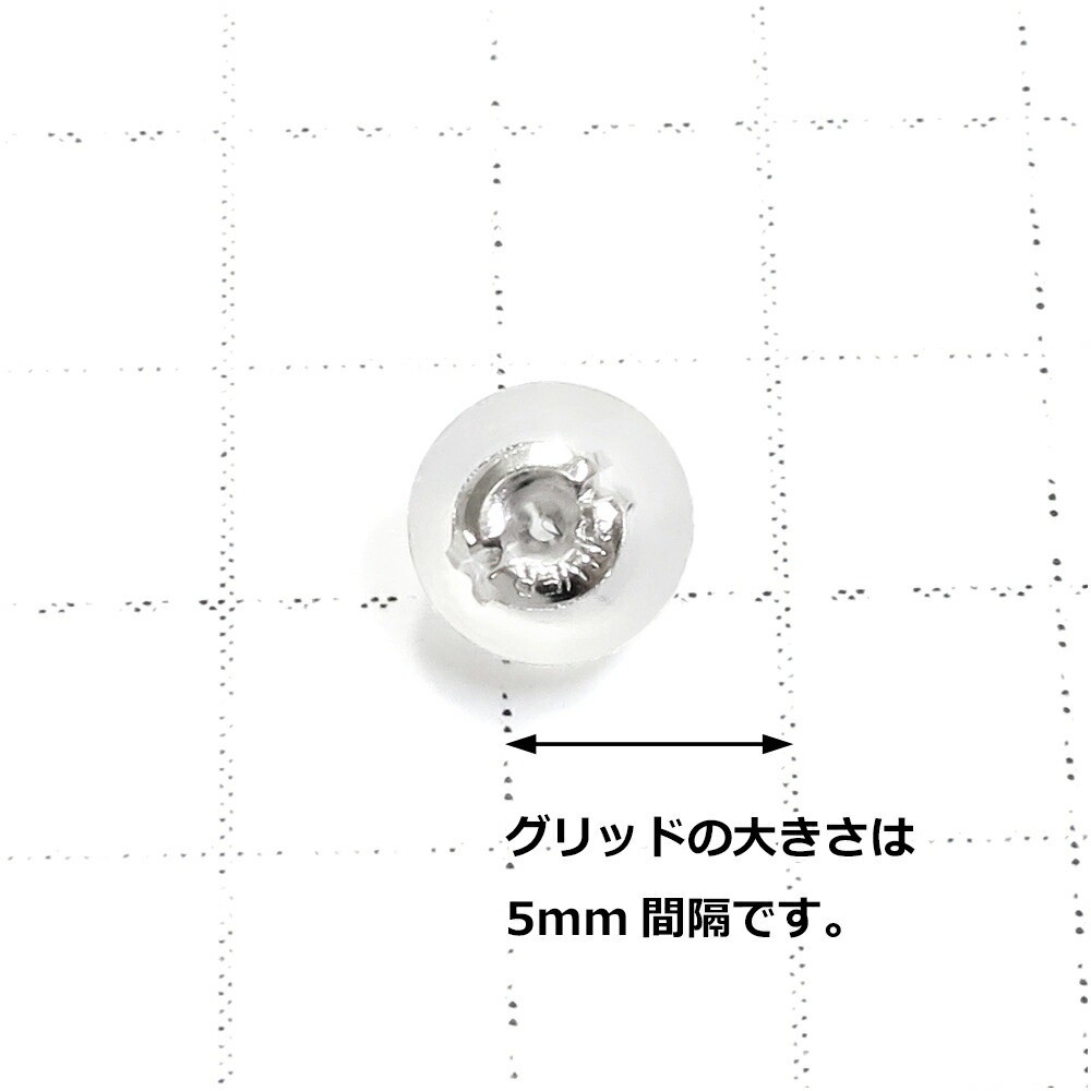 Skeleton Earring Backs (4 pcs) Silver Parts