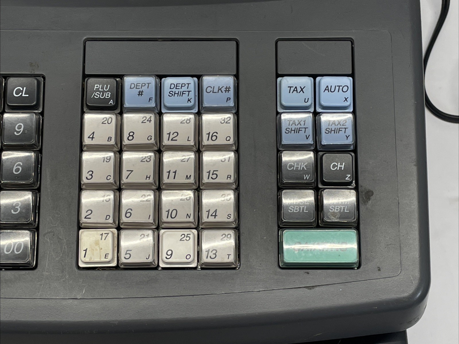 Sharp XE-A22S Electronic Cash Register Thermal Print Tested No Key Read Desc