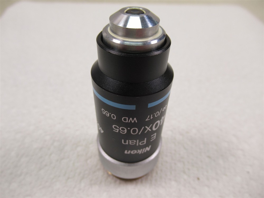 Nikon Eclipse E Plan 40x Microscope Objective Lens WD 0.65 Excellent Shape