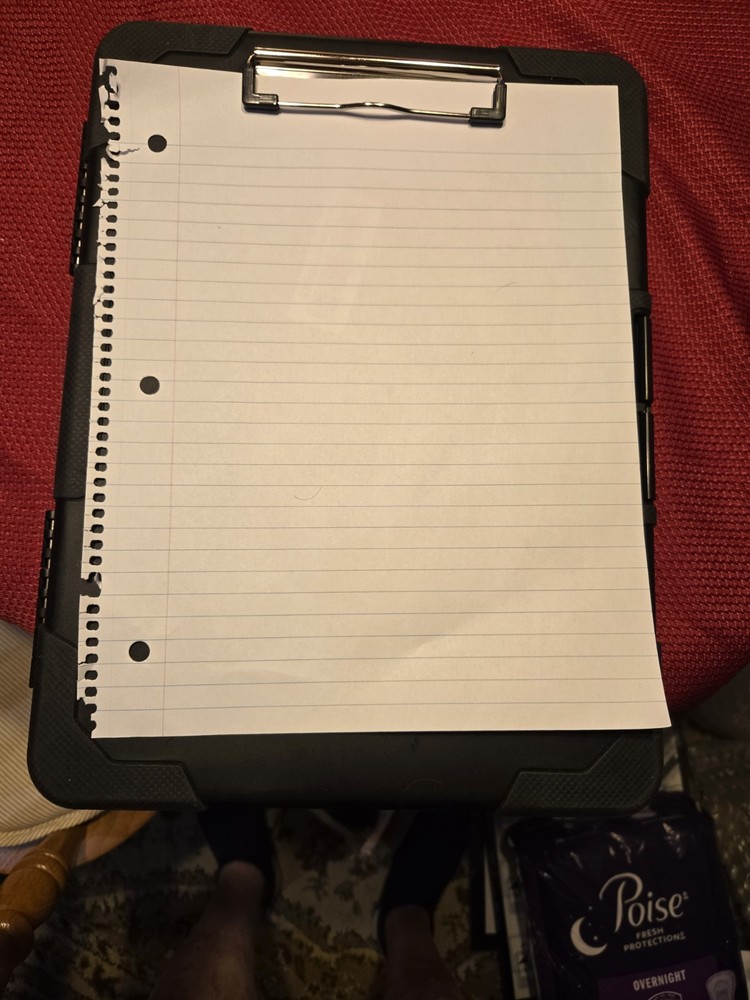 Paper Clip Board Multi-purpose Document Holder Compartment Clipboard