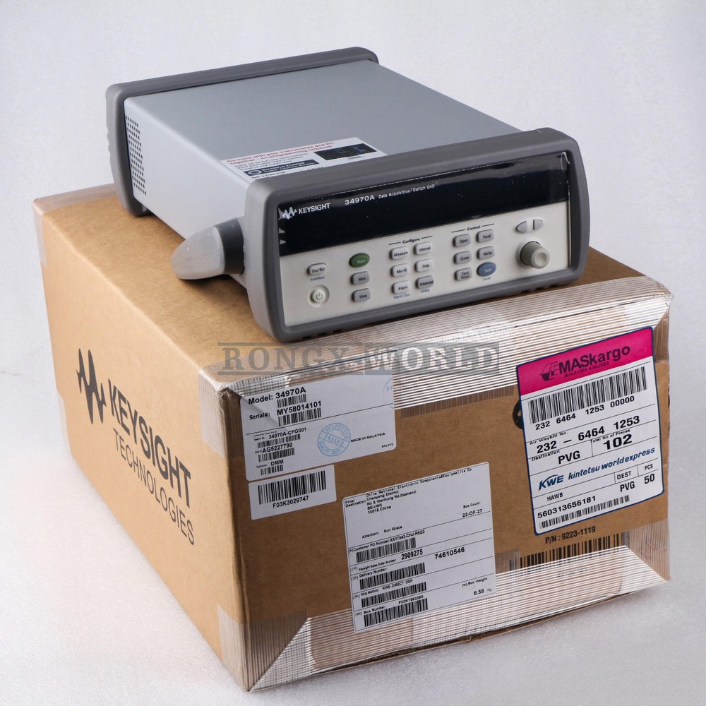 ONE NEW keysight 34970A data acquisition switch 34970A