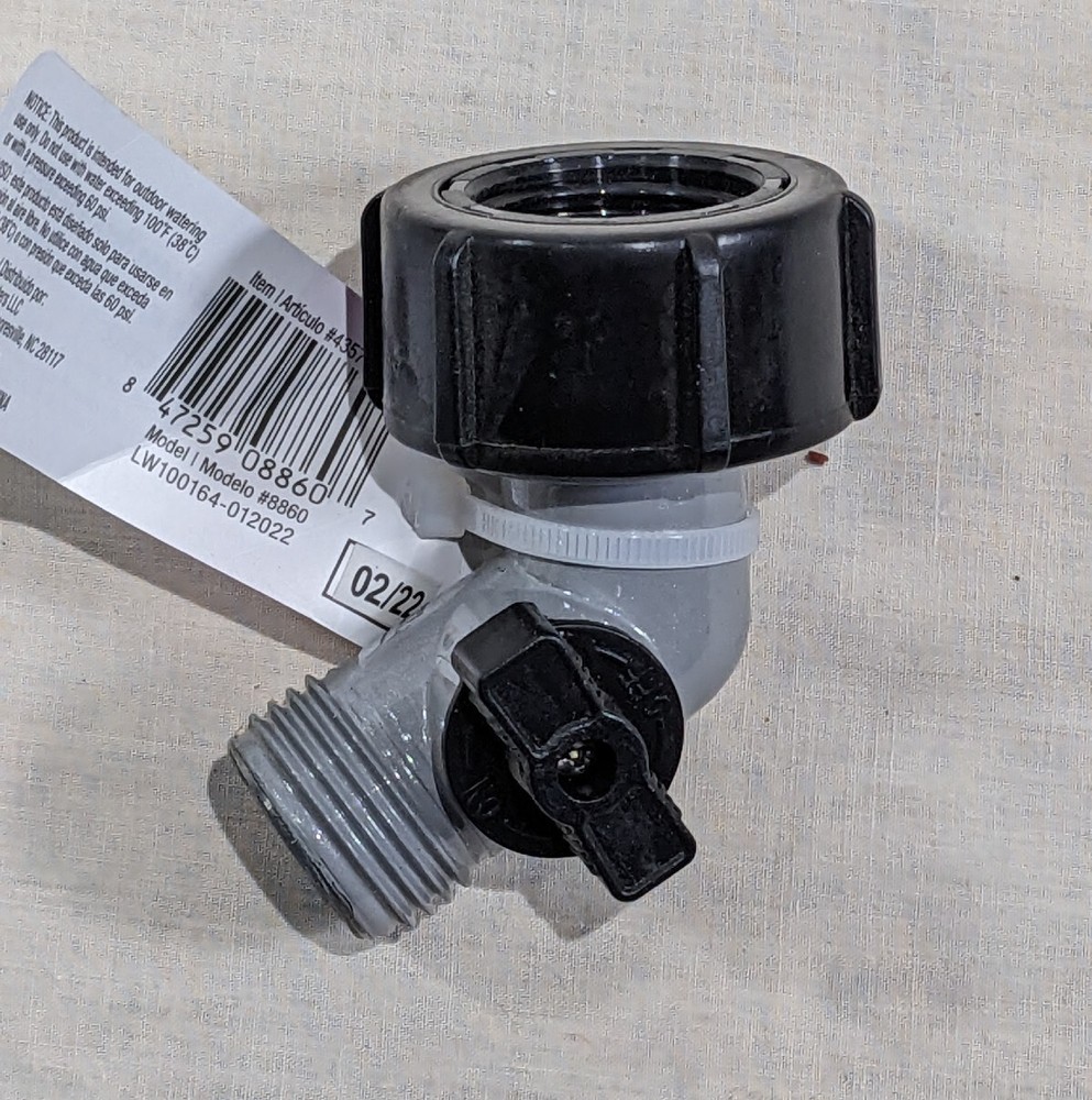 Project Source Zinc 1-Way Restricted-Flow Water Shut-Off
