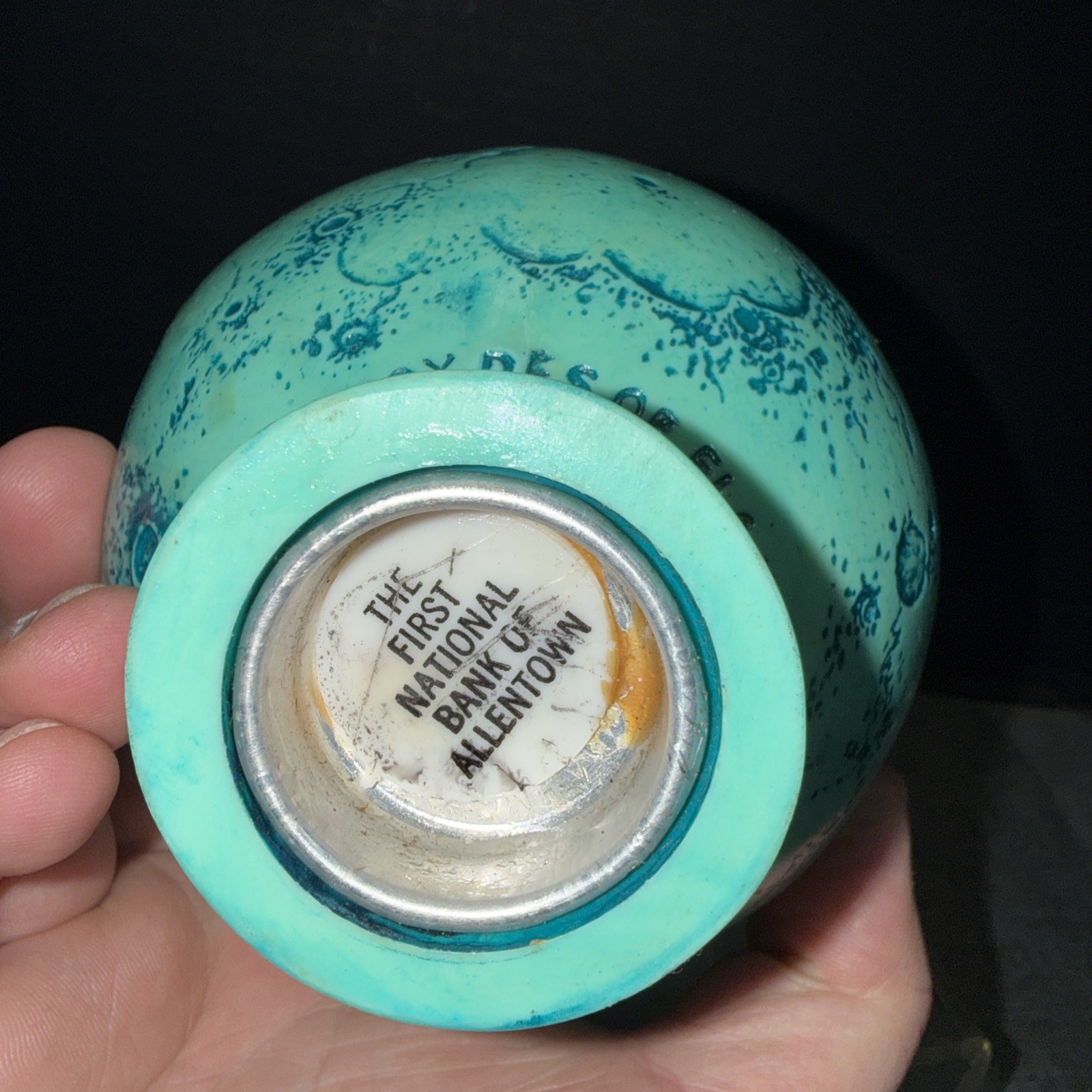 RARE VINTAGE 1969 APOLLO MOON BANK spaceship flag astronaut - First Nat Bank