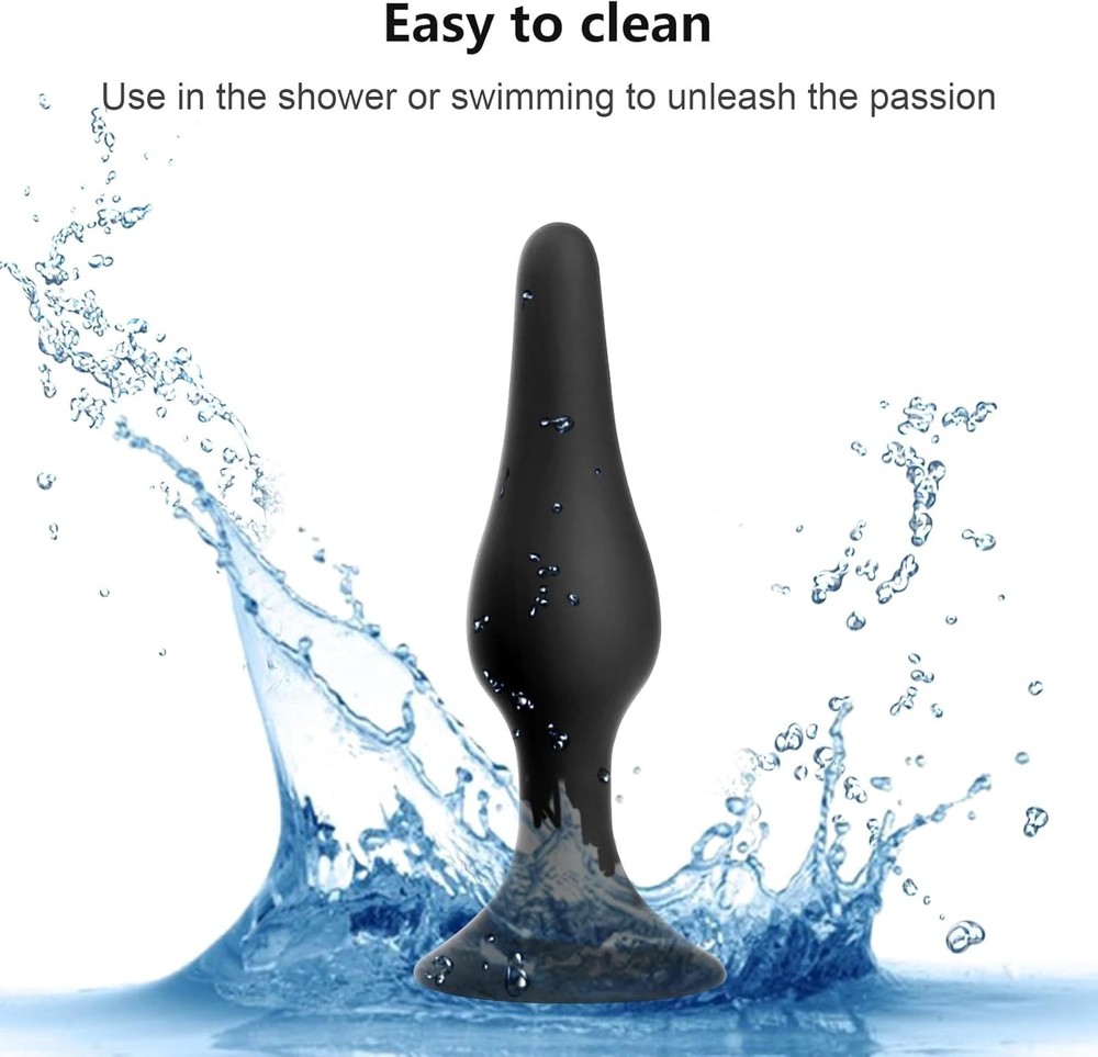 Silicone Anal Plug Set with Strong Suction – Explore Together Safely