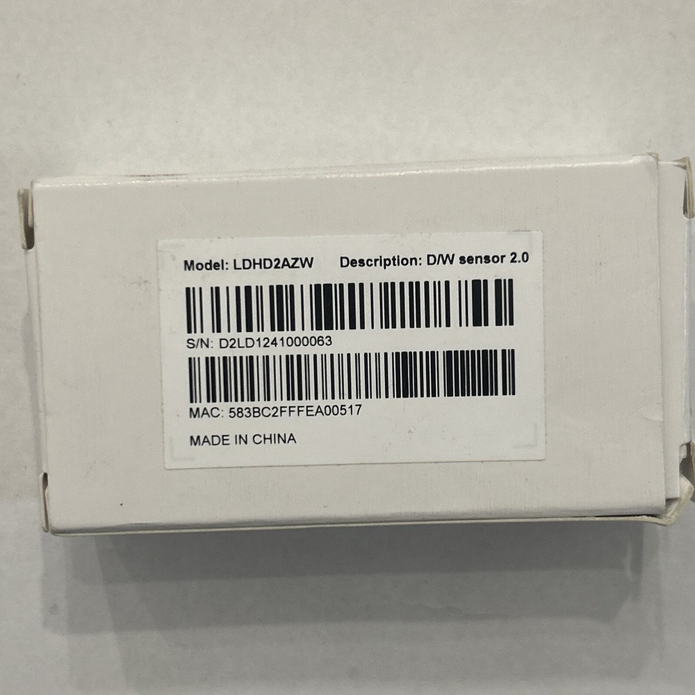 Xfinity Door Window Sensor 2.0 LDHD2AZW, XHD2