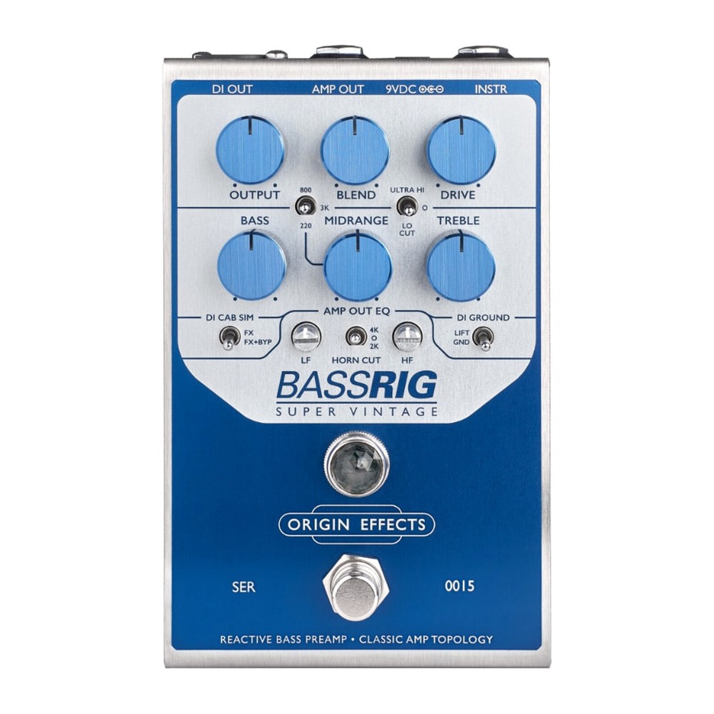 Origin Effects BassRIG Super Vintage Preamp Pedal