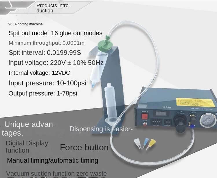 Automatic Quick-drying Glue Dispensing Machine 983A Glue Dispensing Machines