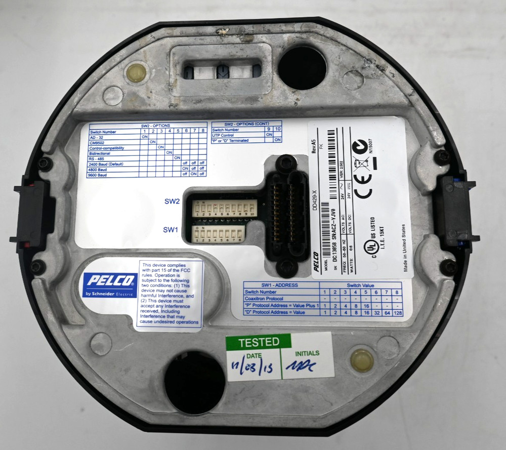 PELCO DD429-X PAL CAMERA HEAD