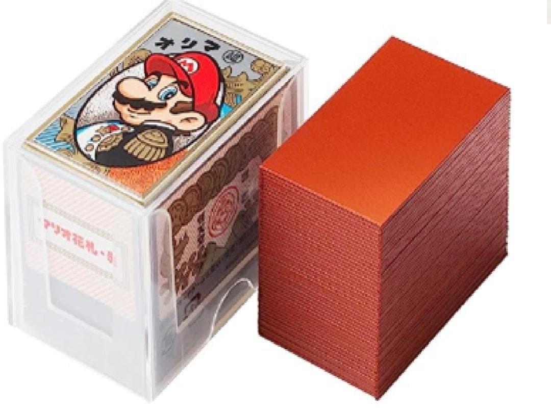 Nintendo Super Mario Bros. Hanafuda set of Red & Black Japanese Playing Cards