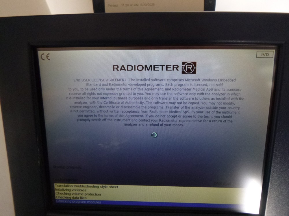 Radiometer ABL90 Flex Plus Blood Gas Analyzer ABL 90