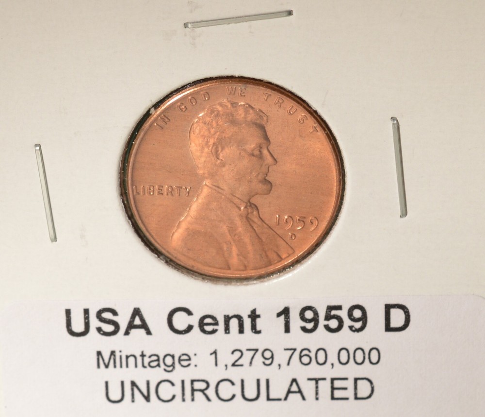 1959 D - USA Small Cent - UNCIRCULATED
