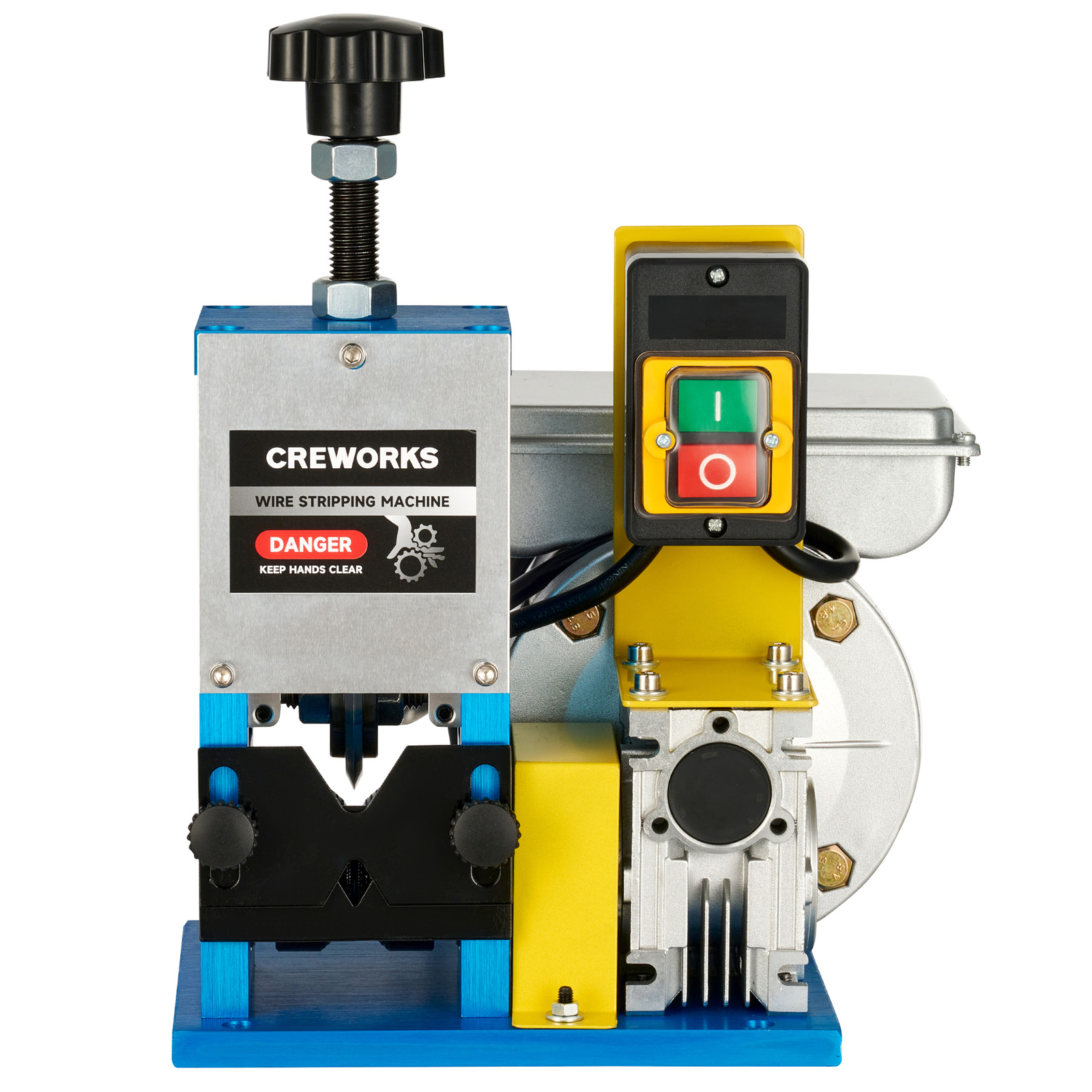 CREWORKS Portable Electric Wire Stripping Machine Comercial 1/4HP Cable Stripper