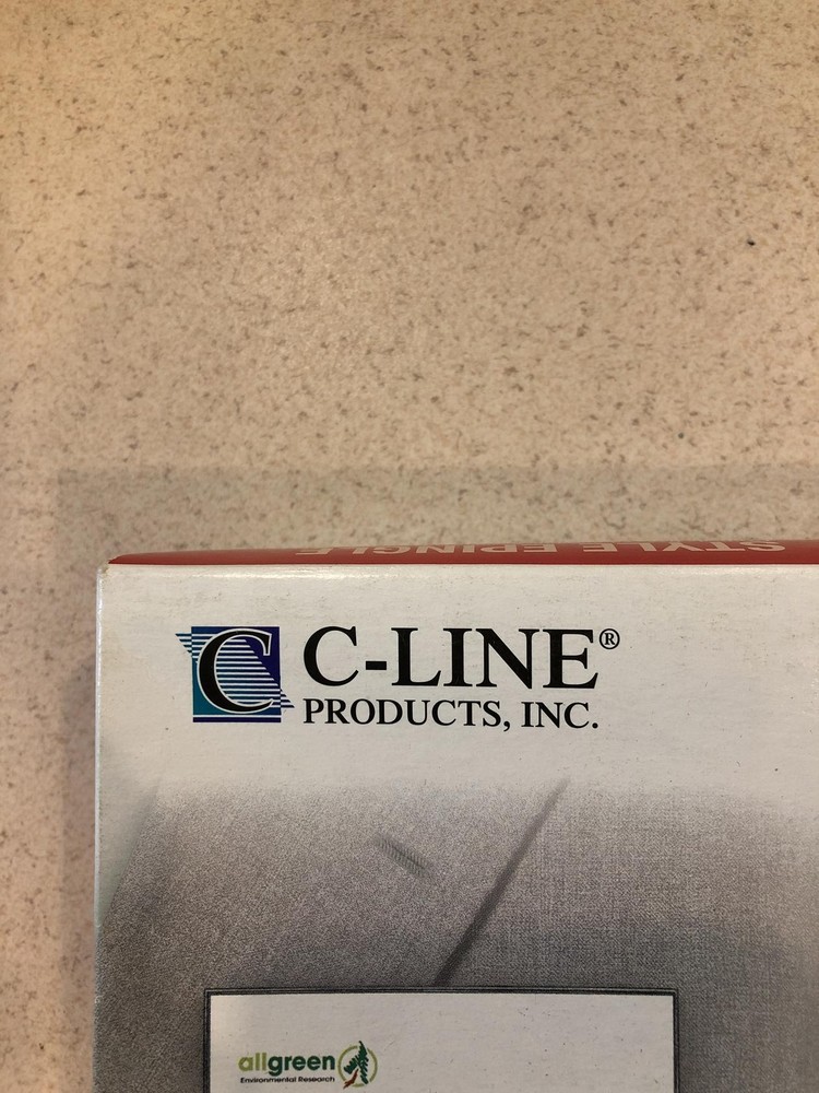 C-Line Folded Name Badge Holder Kit - 100 per box