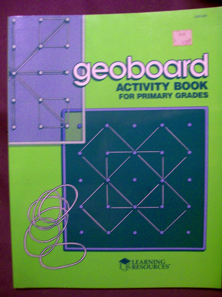 Learning Resources GEOBOARD Activity Book for Primary Grades (1990, Softcover)