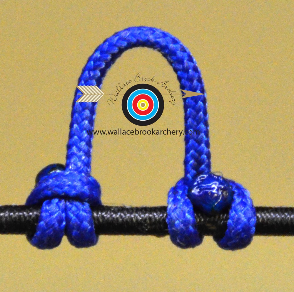 2 Pack Royal Blue Archery Release Bow String Nock D Loop Bowstring BCY #24