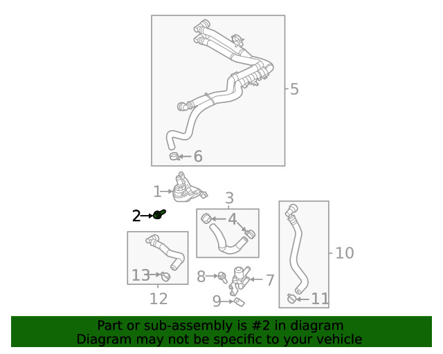 Genuine Ford Engine Water Pump Bolt W714962-S437