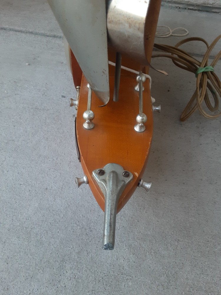 Vintage "Dixie Bell" 19" 3 Mast Sessions Movement Ship Clock