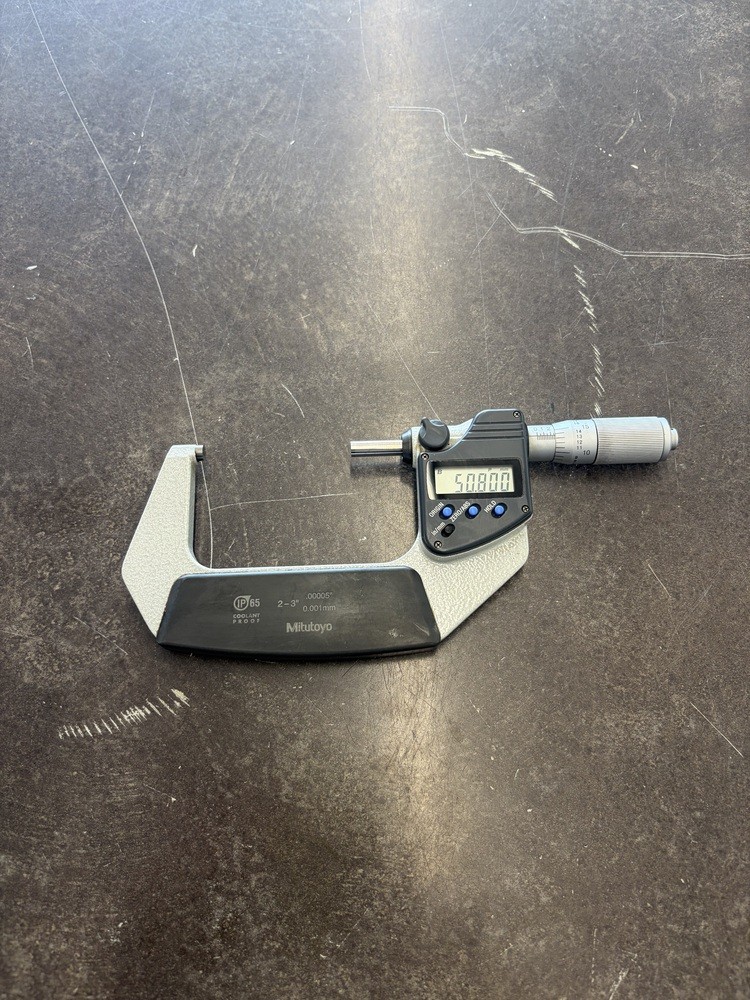 MITUTOYO  293-346 COOLANT PROOF MICROMETER WITH RATCHET THIMBLE