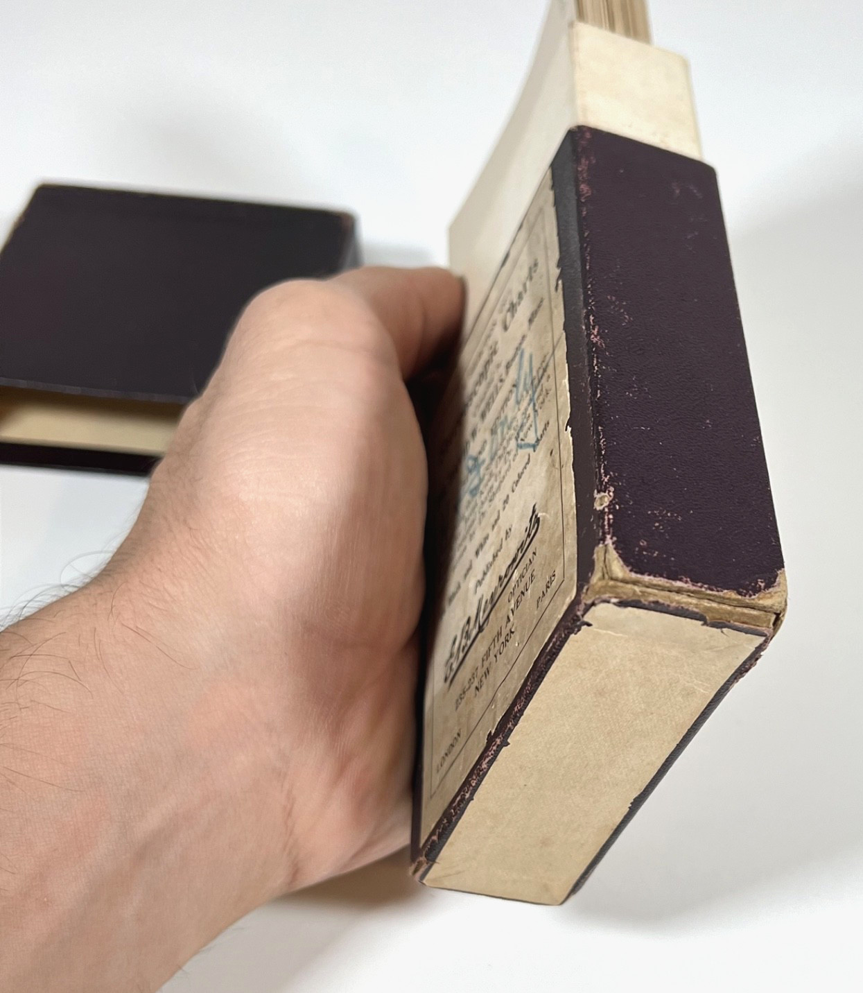 Antique Monarch Stereoscope Viewer Dr Wells Meyrowitz – Card Holder Missing Nail