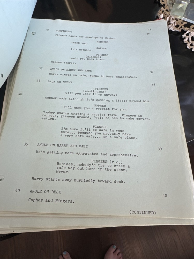 “THE LOVE BOAT” show script K-97
