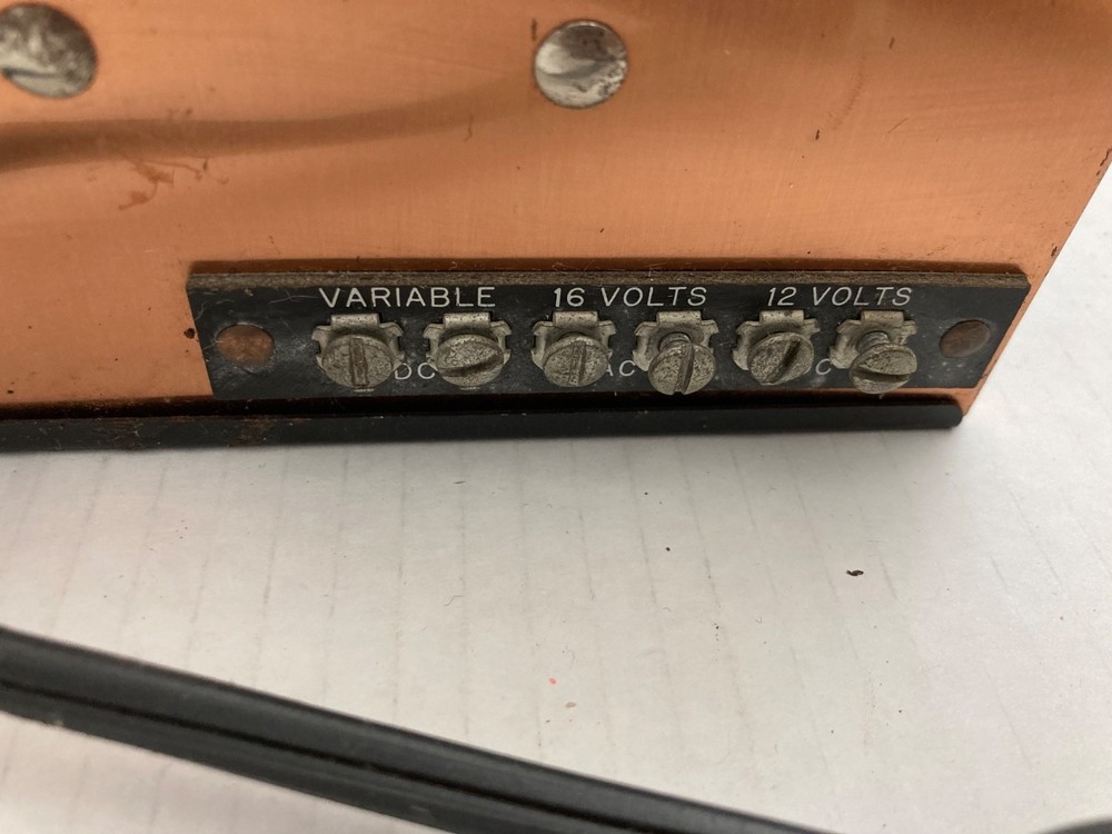 Vintage MRC Throttlepack Model 501 Train Transformer , Untested **