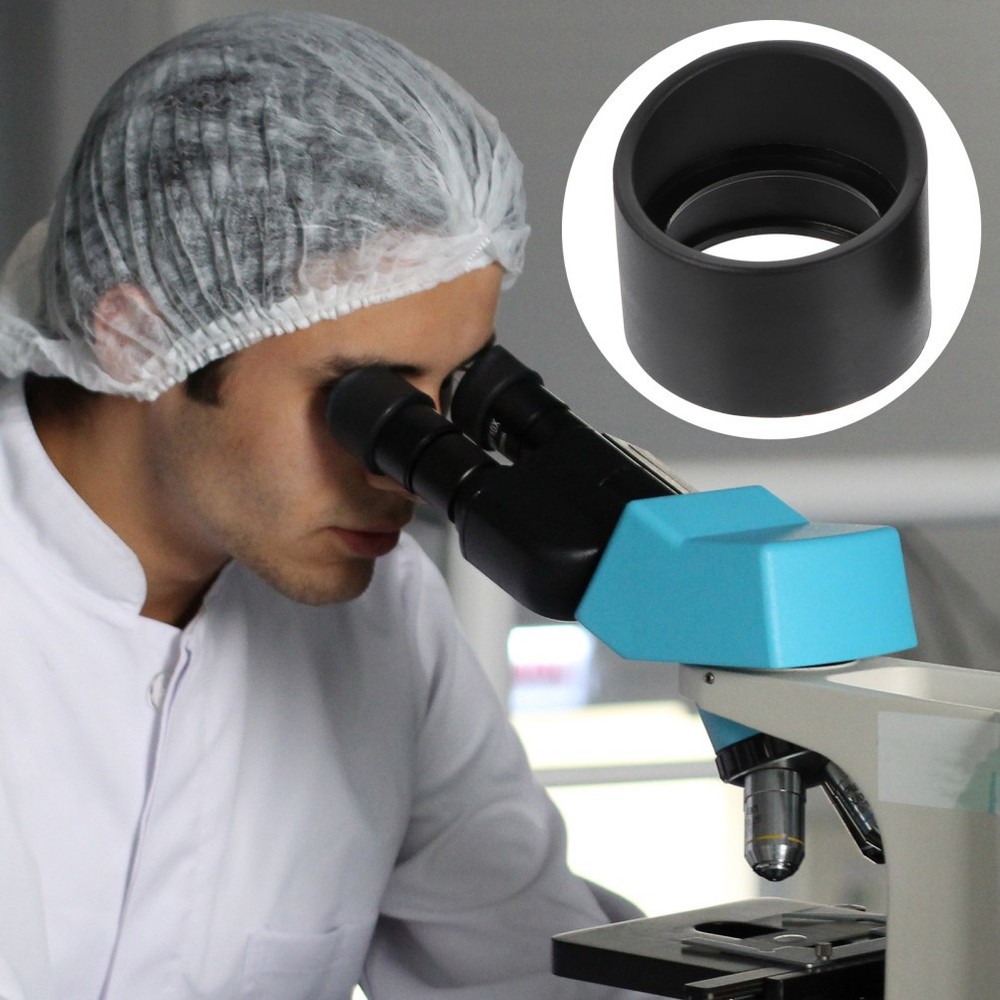 2 Pcs Microscope Goggles Rubber Eye Cup Soft Eyepiece Shield