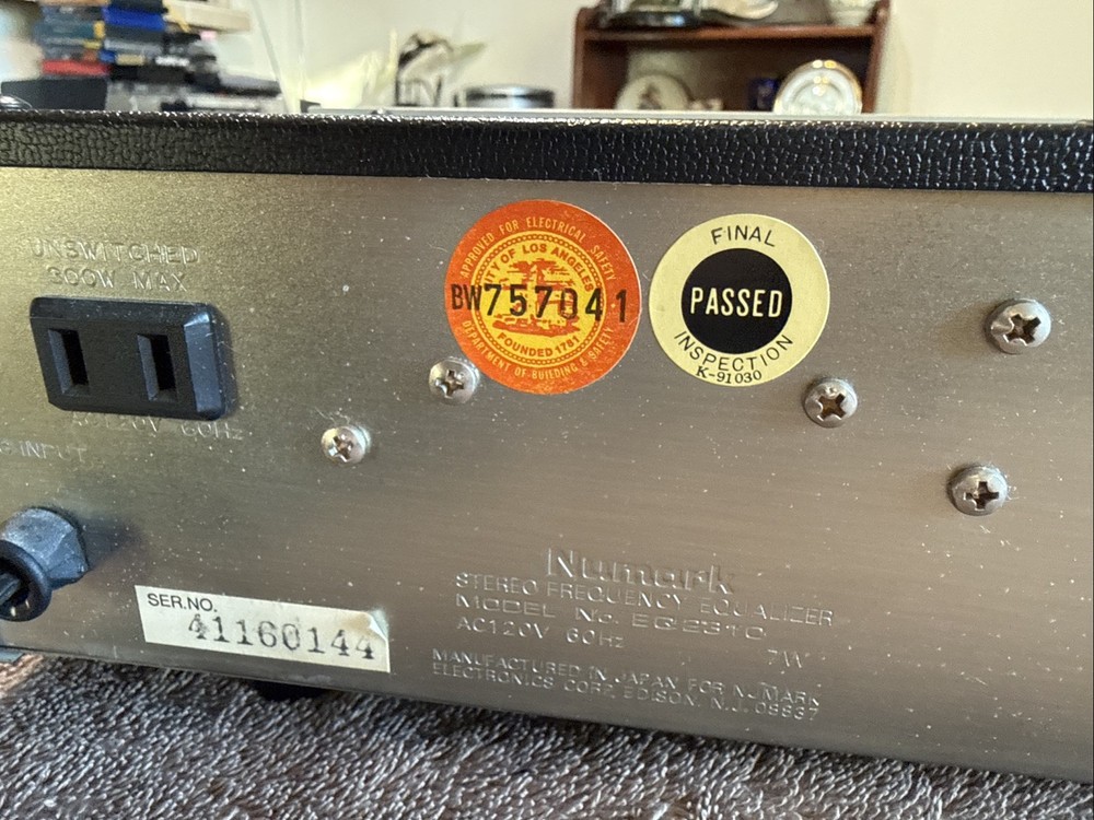 Numark EQ2310 10-Band Stereo Frequency Equalizer