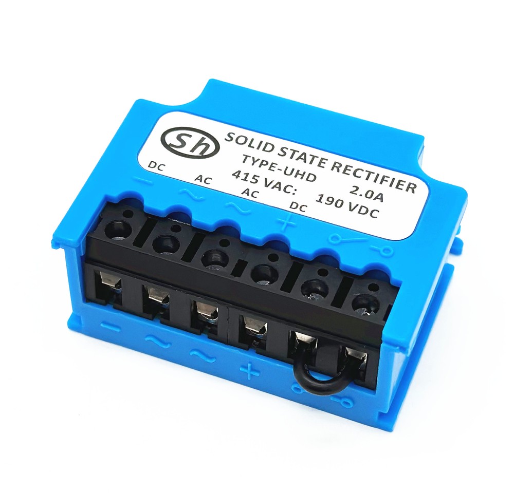TYPE-UHD 2.0A 415VAC 190VDC SOLID STATE RECTIFIER Motor Brake Rectifier