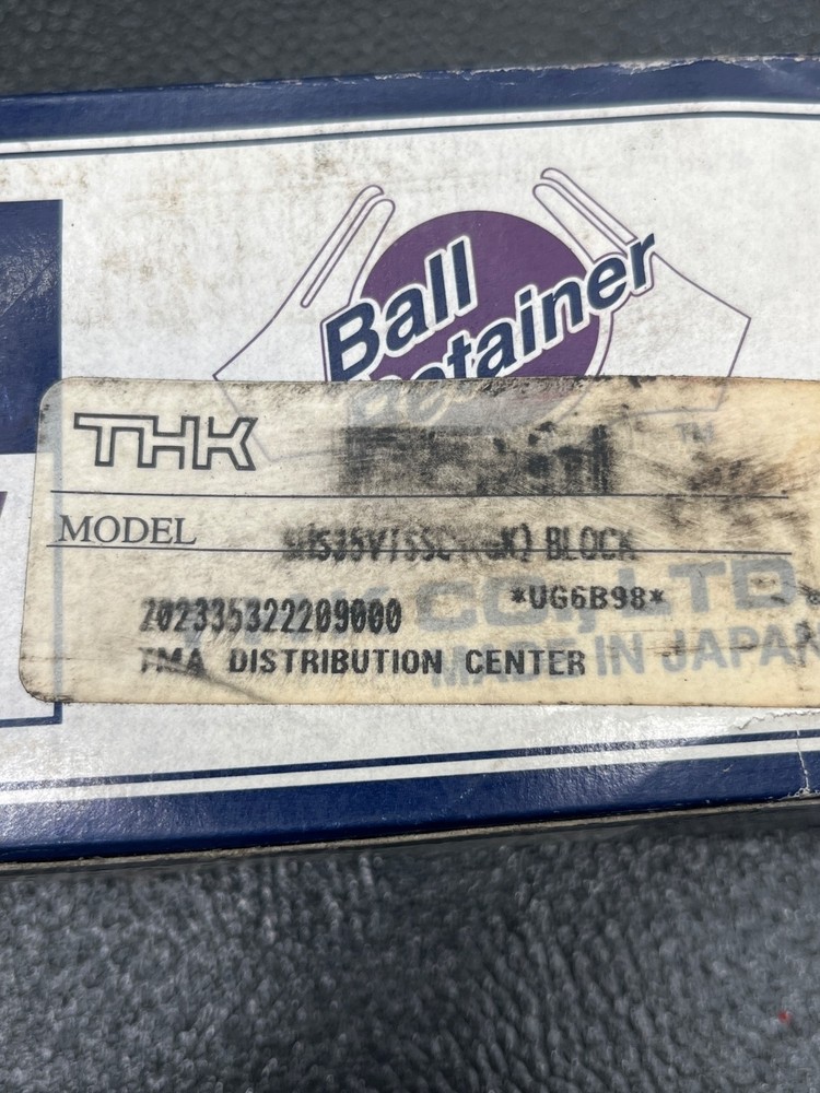 THK SHS-35V LINEAR GUIDE BLOCK NEW