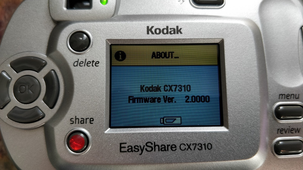 Kodak Easyshare CX7310 3.2MP Digital Compact Camera Silver Excellent