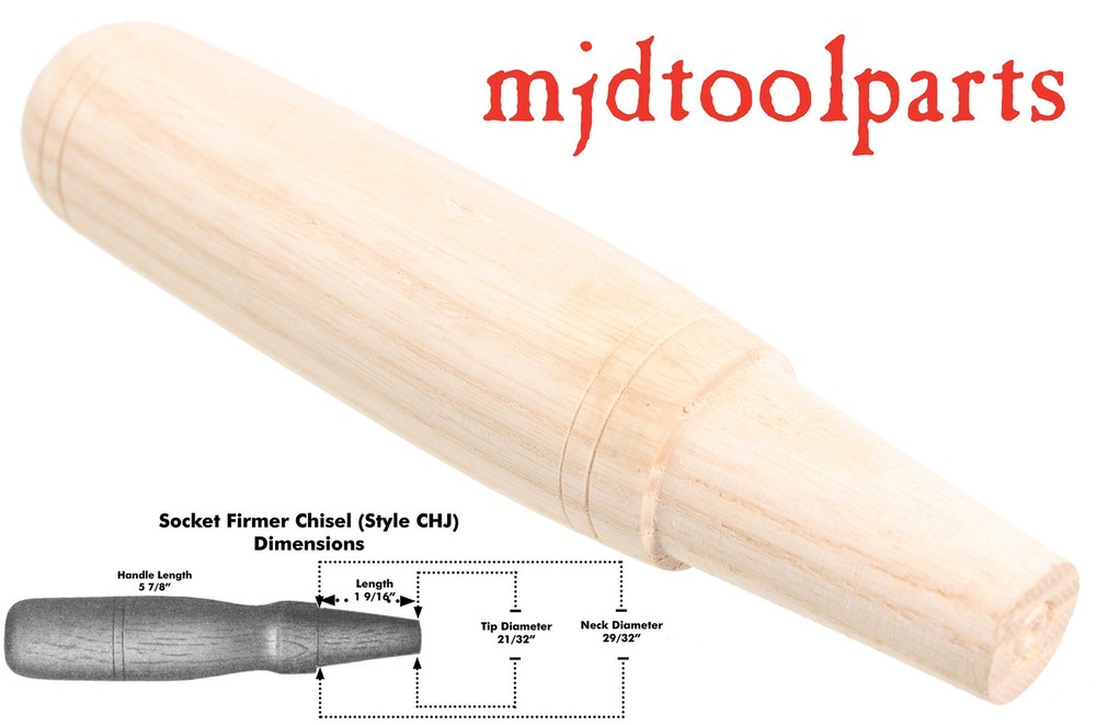 Genuine Amish Turned Handle for Socket Paring Chisel (CHJ) - mjdtoolparts