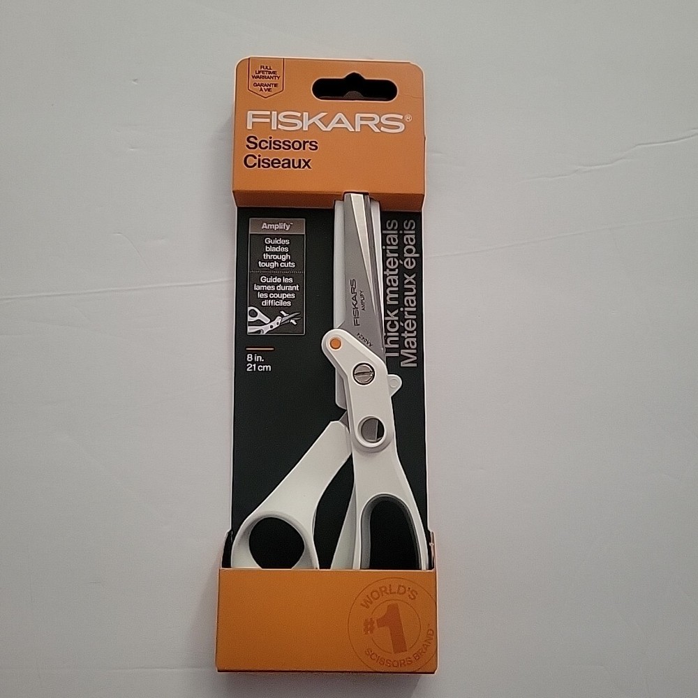 Fiskars Amplify 8" Mixed Media Shears Scissors