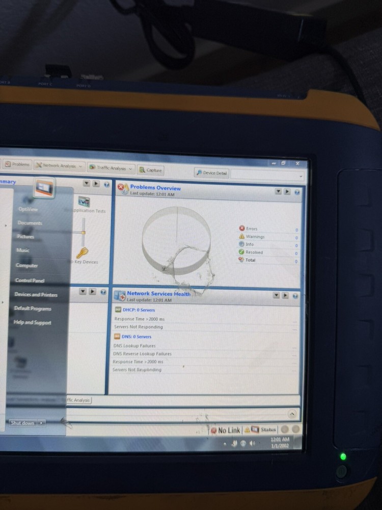 Fluke Networks Optiview XG Network Analyzer Tablet - Free Shipping