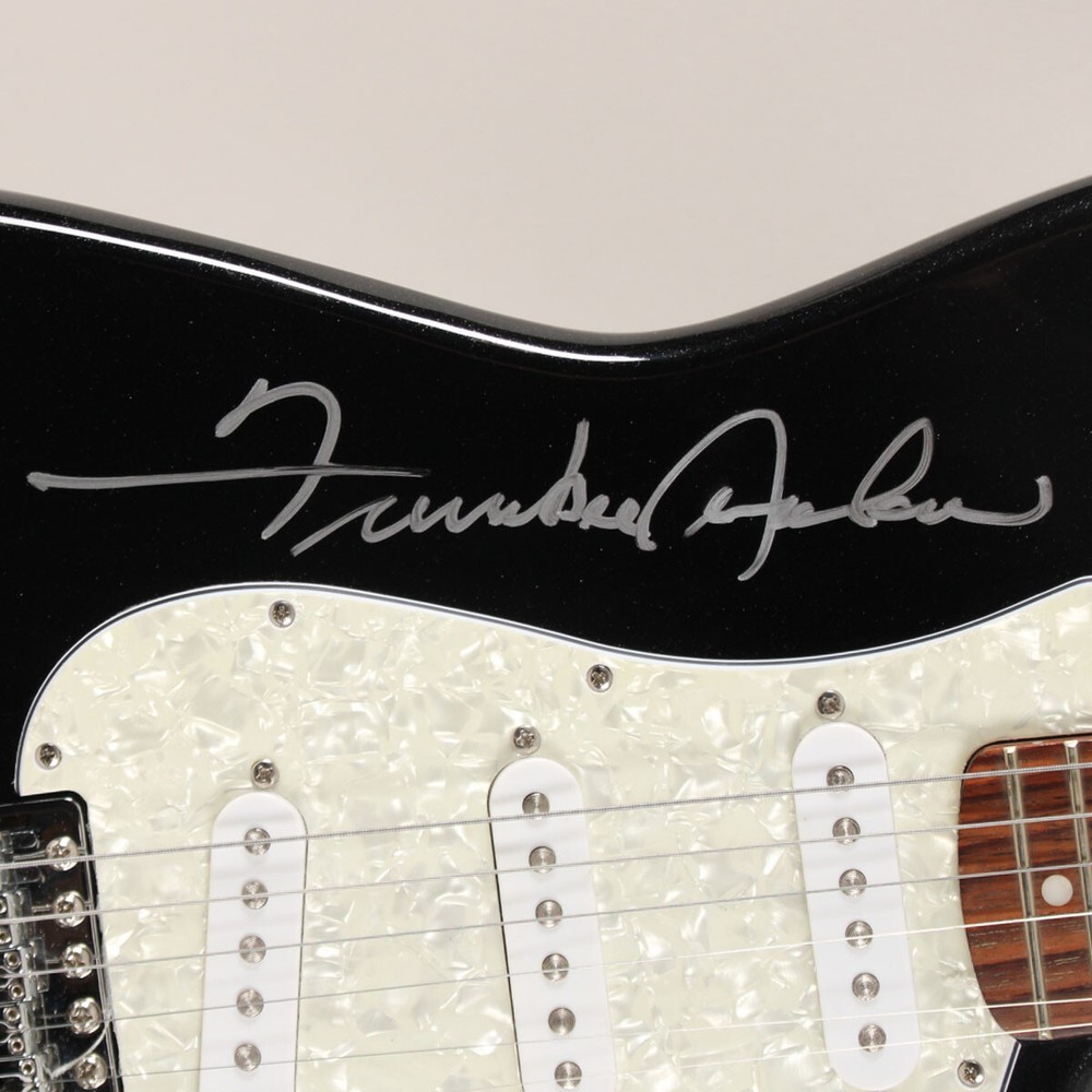 Frankie Avalon Signed Guitar Fender Starcaster - COA JSA