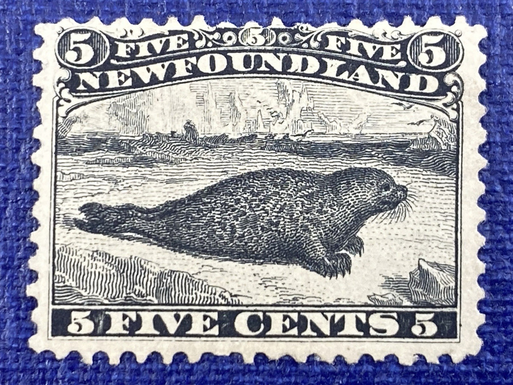 Newfoundland #26 Mint Full Original Gum Hinged, Authenticated.