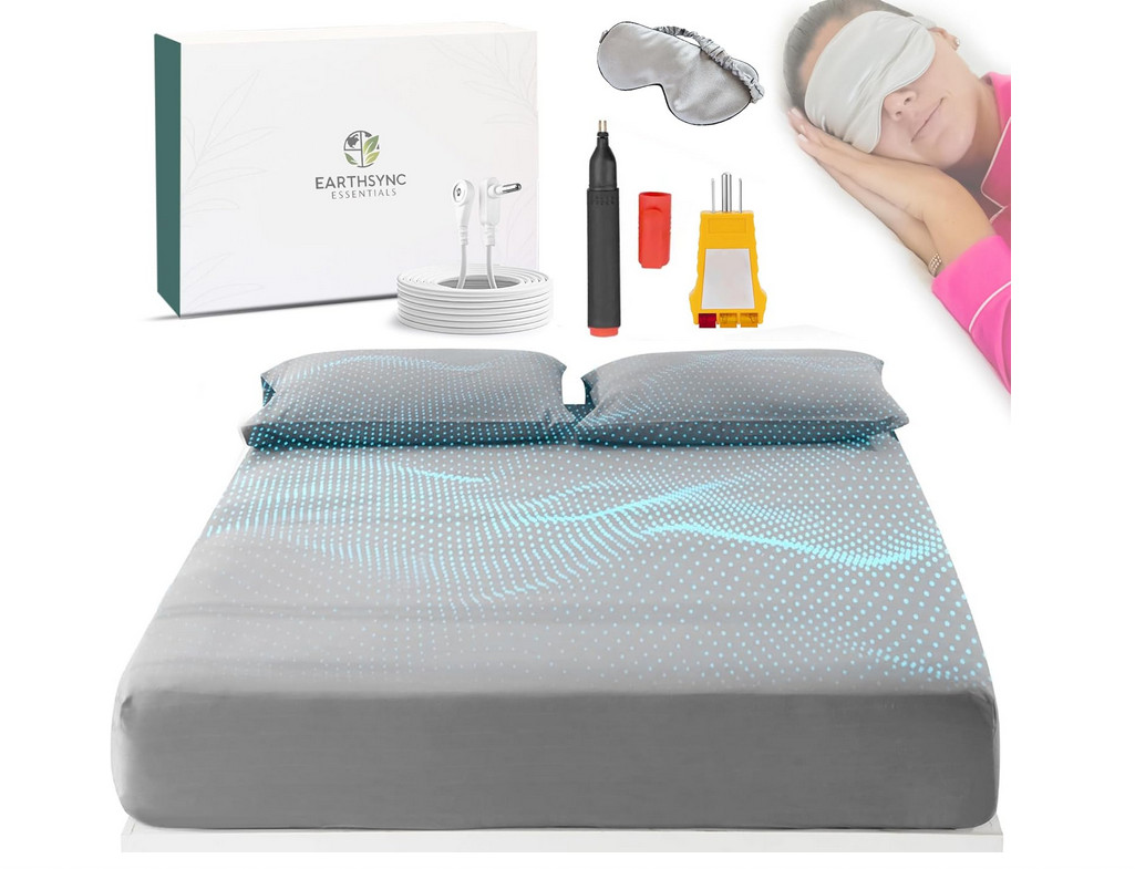 King Size Bed Grounding Sheets 90% Organic Cotton + 10% Pure Silver Fiber