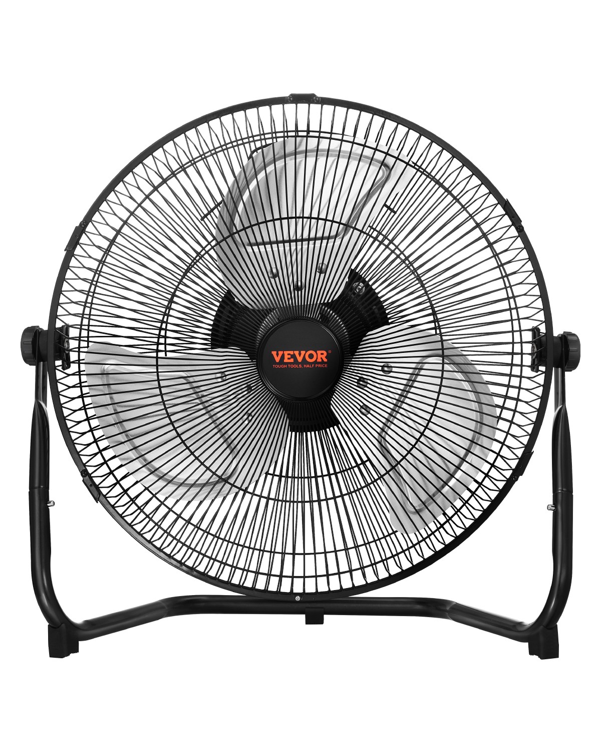VEVOR 14" Floor Fan 3 Speeds 360° Adjustable Tilt High-Velocity Industrial Fan