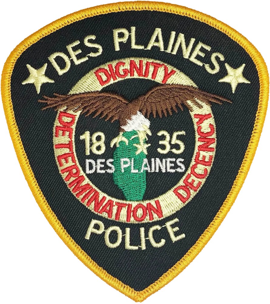 DES PLAINES POLICE DEPARTMENT SHOULDER PATCH