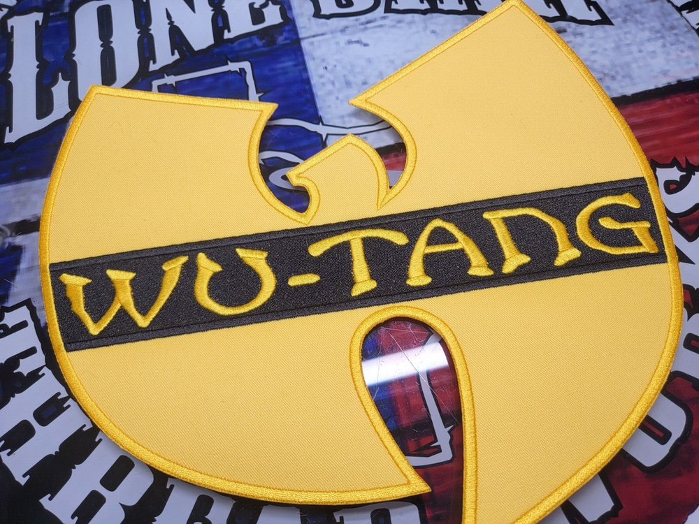 LARGE EMBROIDERED WU-TANG RAP BAND PATCH (Please Read Ad)