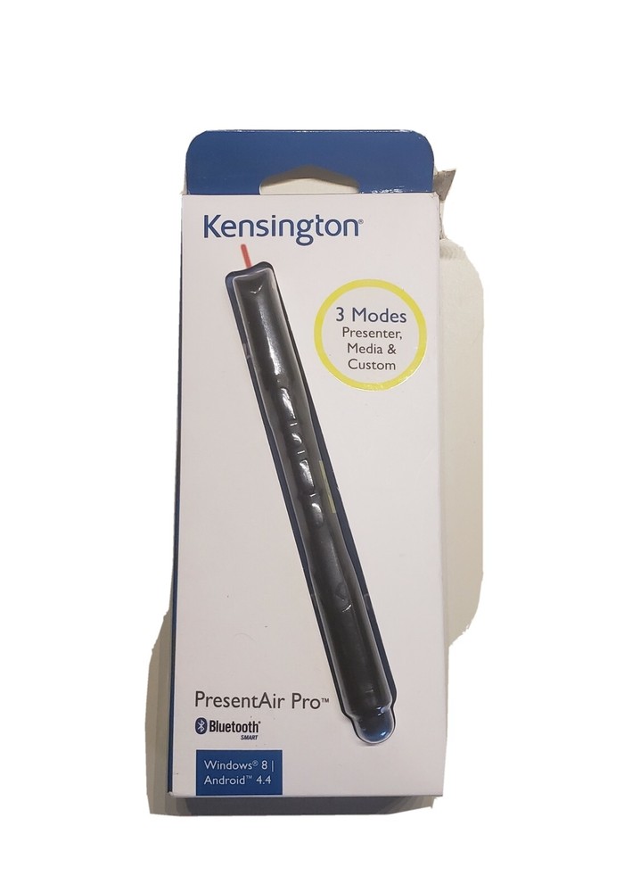 Kensington PresentAir Pro Bluetooth Wireless Presenter LaserPointer Media Contol