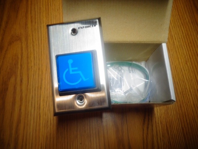 Seco-Larm Enforcer Handicap Push Button Illuminated